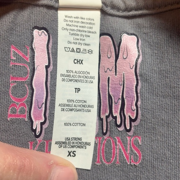 Hot Topic Charcoal Mermaid Graphic Tee - Picture 9 of 9